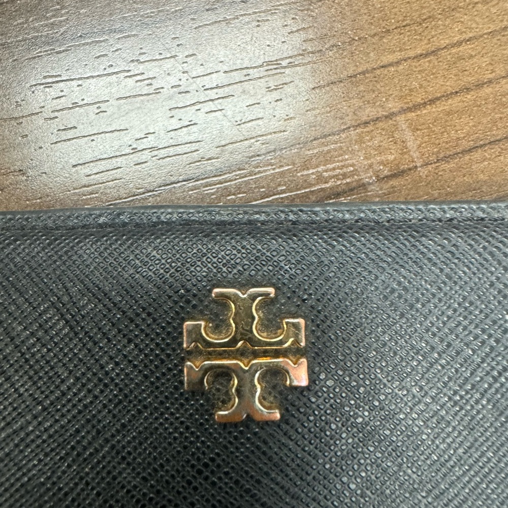 Tory Burch Black Leather Wallet - Picture 2 of 4